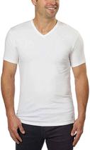 Camiseta Calvin Klein Masculina - Algodão Elástico, Decote V, Ajuste Clássico