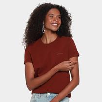 Camiseta Calvin Klein Micrologo Feminina Camiseta Calvin Klein Micrologo Feminina