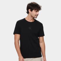 Camiseta Calvin Klein Rubber Patch Masculina Camiseta Calvin Klein Rubber Patch Masculina