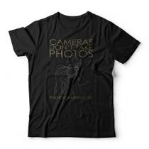 Camiseta Cameras Don't Take Photos
