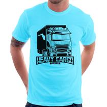 Camiseta Caminhão Heavy Cargo Caminhoneiro - Foca na Moda