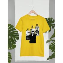 Camiseta Camisa 100% Algodão 30.1 Estampa Jujútsu Satoru Kaisen Go jo Lançamento Envio Já