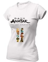 Camiseta Camisa A Lenda De Aang Avatar Katara Sokka Anime 49