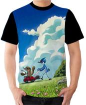 Camiseta Camisa Ads Apenas um Show Cartoon Network Mordecai e Rigby 5