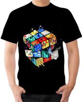 Camiseta Camisa Ads Arte Cubo Mágico Cores