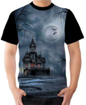 Camiseta Camisa Ads Casa Mal Assombrada Terror Fantasma Morcego 1