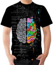 Camiseta Camisa Ads Cérebro Fórmula Ciência Arte Conhecimento