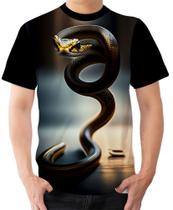 Camiseta Camisa Ads Cobra Serpente Escama Cobra Assustadora 1 - Fabriqueta