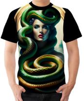 Camiseta Camisa Ads Cobra Serpente Escama Medusa Mitologia 1