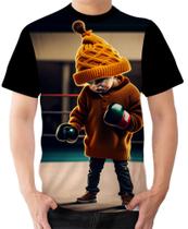 Camiseta Camisa Ads Criança lutando Boxe - Fabriqueta