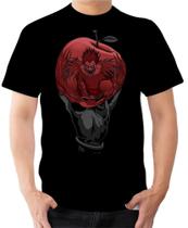 Camiseta Camisa Ads death note ryuk maçã kira