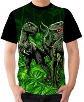 Camiseta camisa Ads Dinossauro Velociraptor Rex