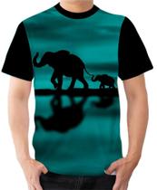 Camiseta camisa Ads Elefante Mamute África Animais 9