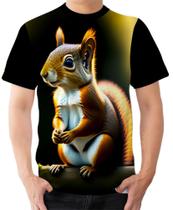 Camiseta Camisa Ads Esquilo Roedor Fofinho 3