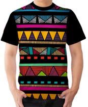 Camiseta Camisa Ads Estampa Africana Malha Africana Colorida 13