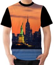 Camiseta Camisa Ads Estátua da Liberdade Nova Iorque 2