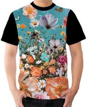 Camiseta camisa Ads Flores buquê rosas natureza 3