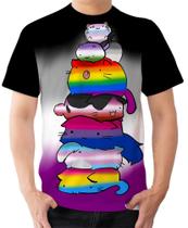 Camiseta Camisa Ads Gay Bissexual Lésbica Pan Trans - Fabriqueta