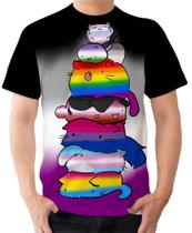 Camiseta Camisa Ads Gay Bissexual Lésbica Pan Trans