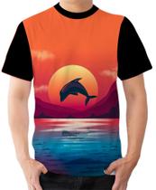 Camiseta Camisa Ads Golfinho fofinho desenho 3