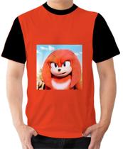 Camiseta Camisa Ads Knuckles the Echidna Jogo Sonic 1