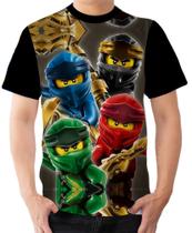 Camiseta Camisa Ads Lego Ninjago Lâminas do Tempo - Fabriqueta