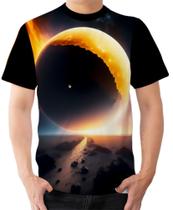 Camiseta Camisa Ads Lua Eclipse Espaço 3