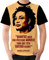 Camiseta Camisa Ads Marielle Resistência Negra 5