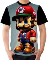 Camiseta Camisa Ads Mario Bros Super Mario Videogame - Fabriqueta