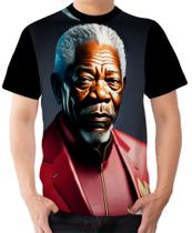 Camiseta Camisa Ads Morgan Freeman Ator Americano