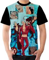 Camiseta Camisa Ads Nanatsu no taizai sete pecados Ban Ganância 3