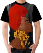 Camiseta Camisa Ads Negra Turbante Black Lives Matter