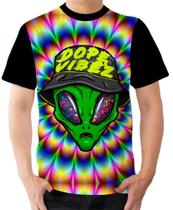 Camiseta Camisa Ads Psicodélico Et Alienígena Dope Vibez