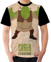 Camiseta Camisa Ads Shrek its Never ogre - Fabriqueta