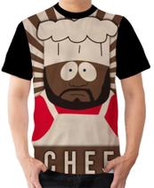 Camiseta Camisa Ads South Park Chef Cozinheiro Negro