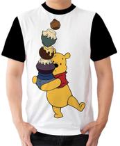 Camiseta Camisa Ads Ursinho Pooh Bebê Fofinho Pote de Mel 4