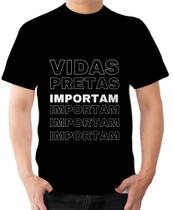 Camiseta Camisa Ads Vidas Pretas Importam