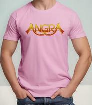 Camiseta Camisa Adulto Feminina Masculina Algodão Banda de Rock Angraa