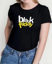 Camiseta Camisa Adulto Feminina Masculina Algodão Black Friday Para lojista Loja Vendedores MD1
