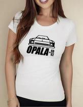 Camiseta Camisa Adulto Feminina Masculina Algodão Carro Antigo Opala MD1