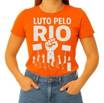 Camiseta Camisa Adulto Feminina Masculina Algodão Luto pelo Rio de Janeiro MD1