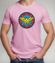 Camiseta Camisa Adulto Feminina Masculina Algodão Mulher Maravilha Heroína MD2