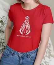 Camiseta Camisa Adulto Feminina Masculina Algodão Nossa Senhora Aparecida MD2