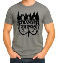 Camiseta Camisa Adulto Feminina Masculina Algodão SÉRIE Stranger Thingss MD1