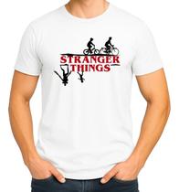 Camiseta Camisa Adulto Feminina Masculina Algodão Série Stranger Thingss Unissex Lançamento MD3