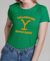 Camiseta Camisa Adulto Feminina Masculina Algodão Série Yellowston e Dutton Ranch MD1