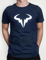Camiseta Camisa Adulto Feminina Masculina Algodão Tenista Rafael Nadal Símbolo de Touro