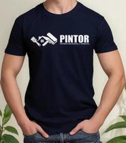 Camiseta Camisa Adulto Feminina Masculina Algodão Uniforme Profissional Trabalho Pintor Pintura MD1