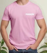 Camiseta Camisa Adulto Feminina Masculina Uniforme de Trabalho Profissional Equipe de Produção Camiseta Camisa Adulto Feminina Masculina Uniforme de Trabalho Profissional Equipe de Produção
