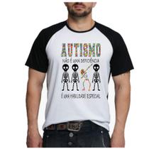 Camiseta camisa adulto unissex espectro autismo autista especial